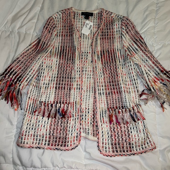 St. John Jackets & Coats St Johns Knit And Fridge Blazer Brand New